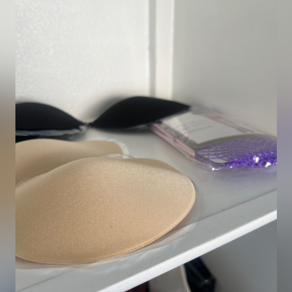 Brand new in package. Fishnet rights and strapless half bras 3 pack. - Picture 4 of 7